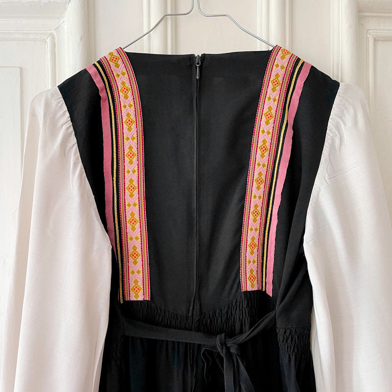 70s Vintage Lucie Linden Cotton Dress Women's