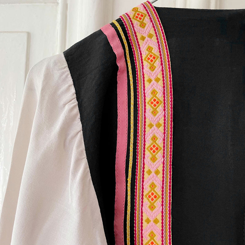 70s Vintage Lucie Linden Cotton Dress Women's